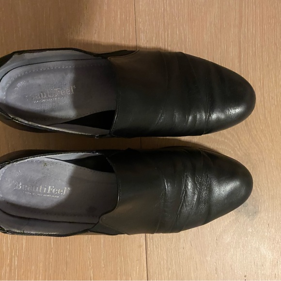 BEAUTIFEEL $295 Black Leather Pumps Booties Women's Size EUR 39 / US 8 - Picture 6 of 11